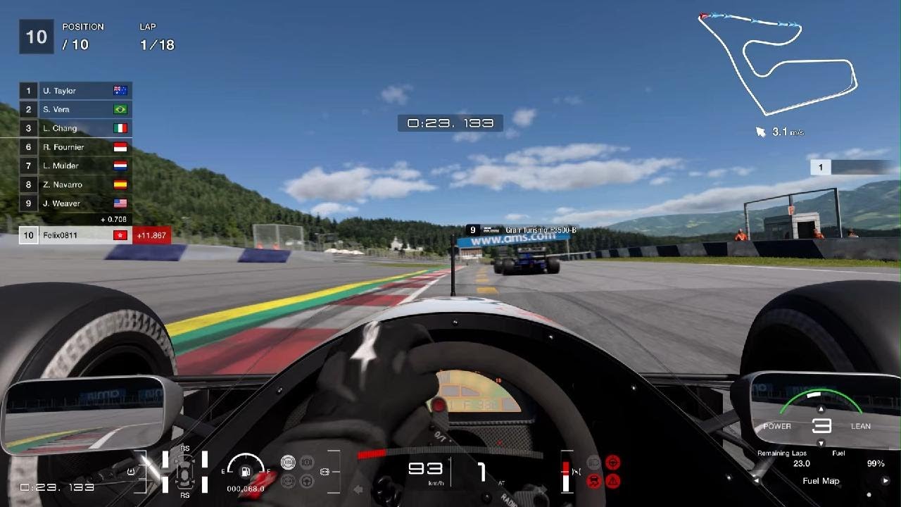 GT7 - Weekly event F3500-A RedBull Ring