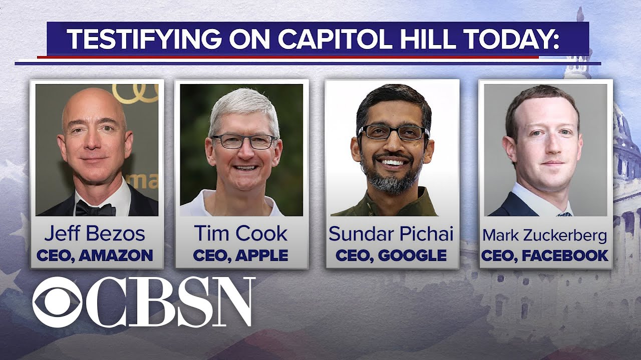 Key issues as big tech CEOs face Congress