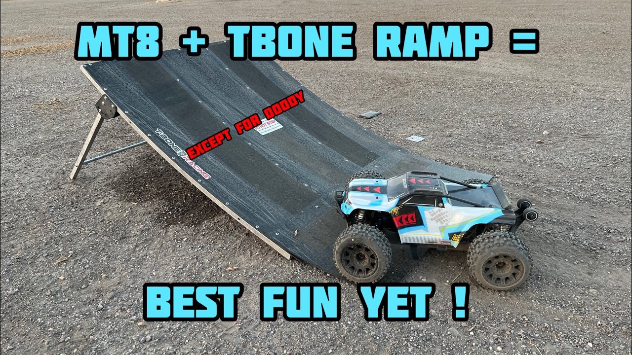 Team associated Mt8 4s 6s lipo with upgrades flips