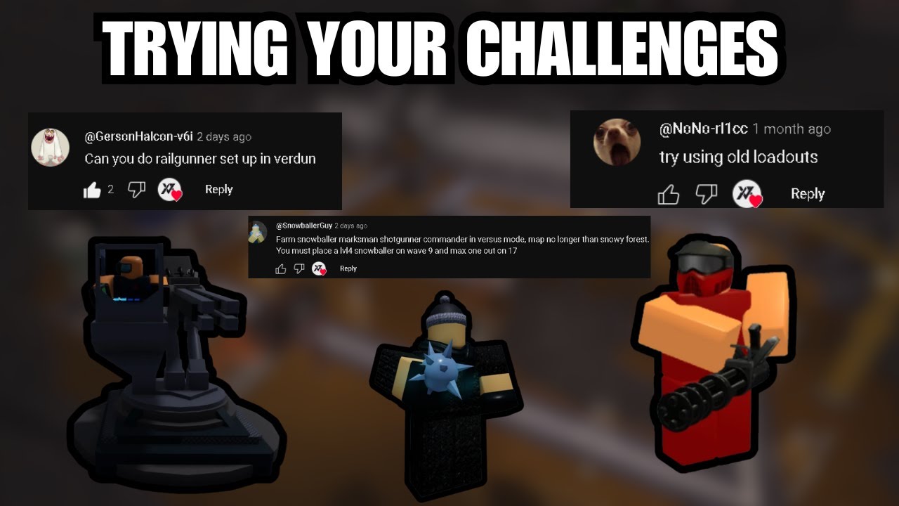 TRYING FANS IDEAS│TOWER BATTLES CHALLANGE│