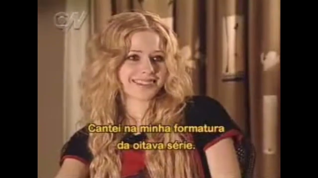 Avril Lavigne no Brasil - Entrevista na Globo News (21/09/2005)