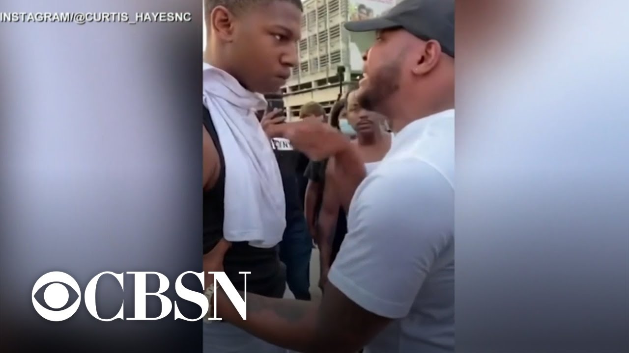 Activist challenges protesters: 