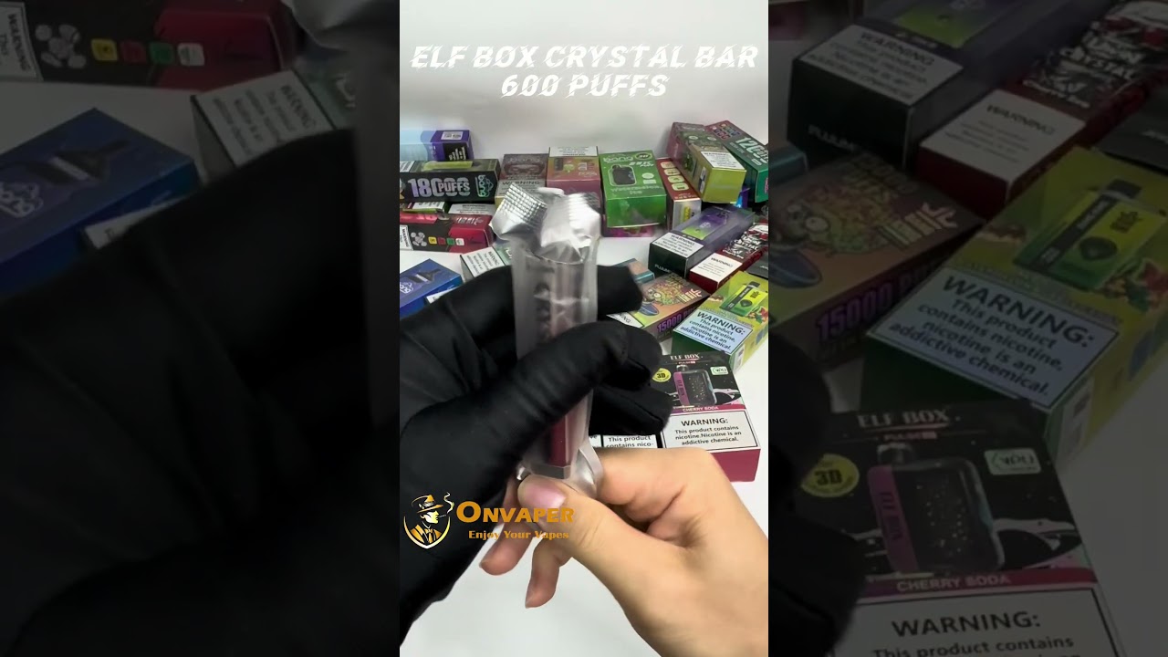 Elf Box Crystal Bar 600 Puffs Disposable Vape #puffs #disposablevapepen #vapeshop #smoker