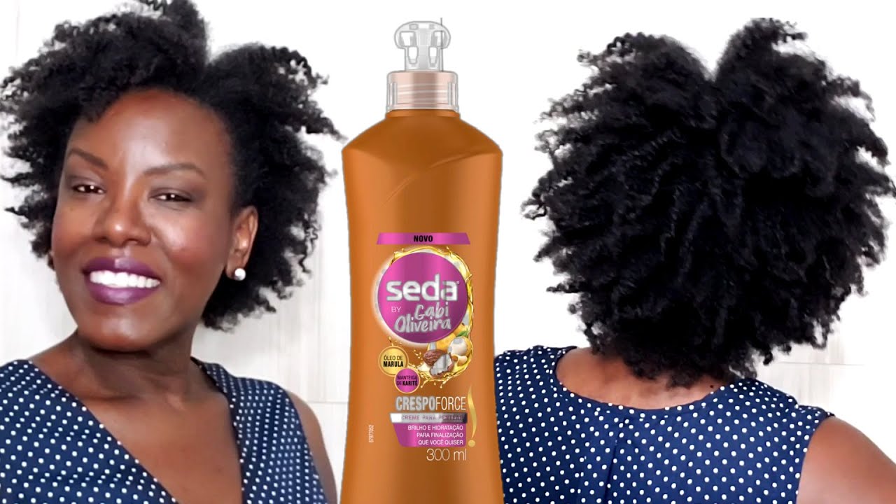 CREME DE PENTEAR SEDA BY GABI OLIVEIRA CRESPOFORCE:: Finaliza&ccedil;&atilde;o em CABELO CRESPO com DAY AFTER