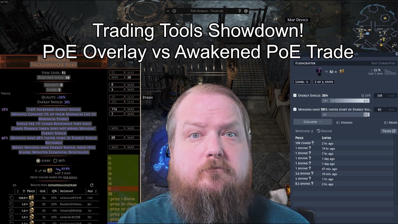 Разборки торговых инструментов! PoE Overlay против Awakened PoE Trade