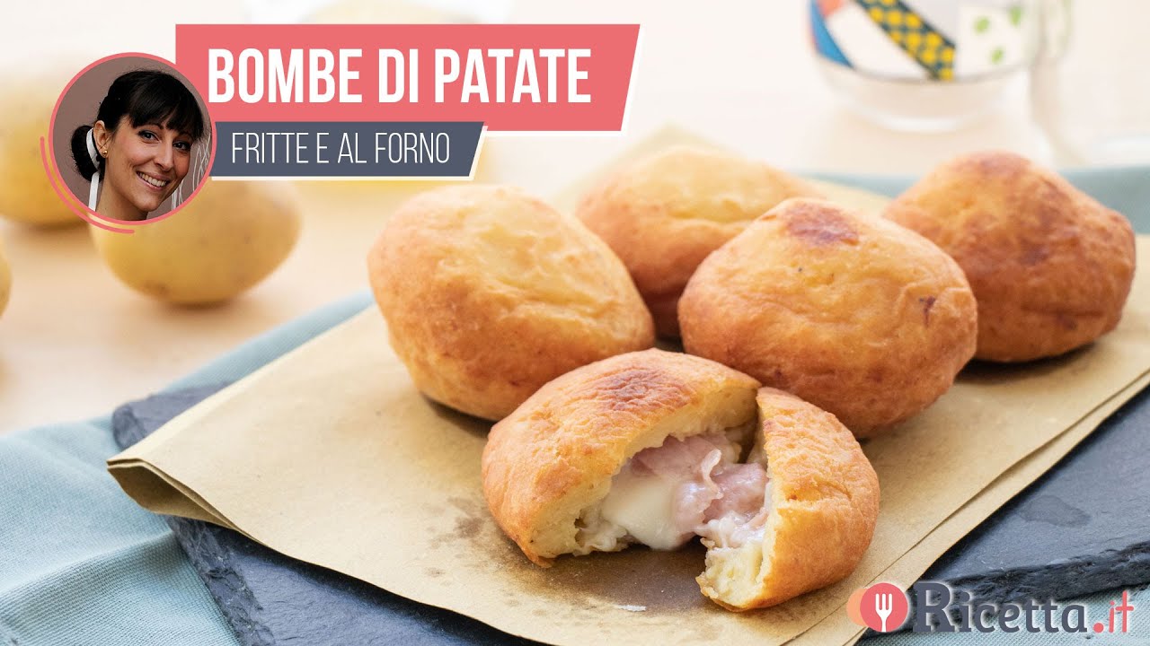 Bombe di patate filanti (fritte e al forno) - Ricetta.it
