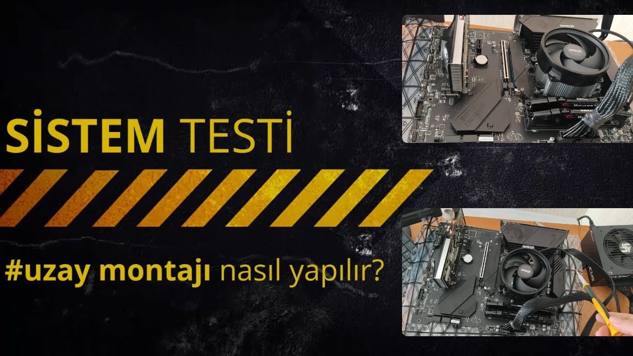 (2021) Anakart &Uuml;zerinde PC &Ccedil;alıştırma Testi. Sistem &Ccedil;alıştırma Denemesi.
