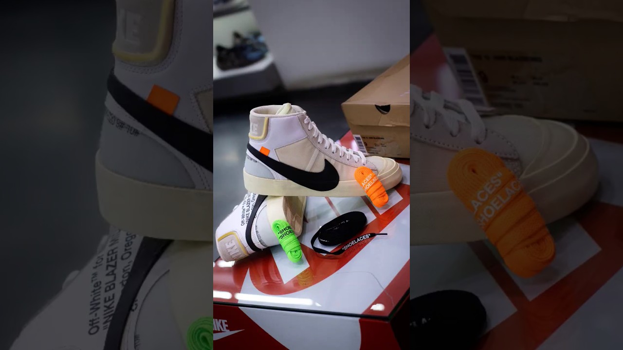 Off-White x Nike Blazer Mid 'The Ten' AA3832-100 #beyondtrend  #sneakers #nepal #sneakerhead #dunk