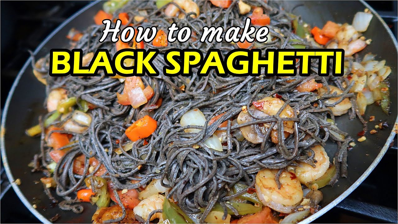 How to Make BLACK SPAGHETTI  | Squid Ink Pasta Dupe | DNVlogsLife