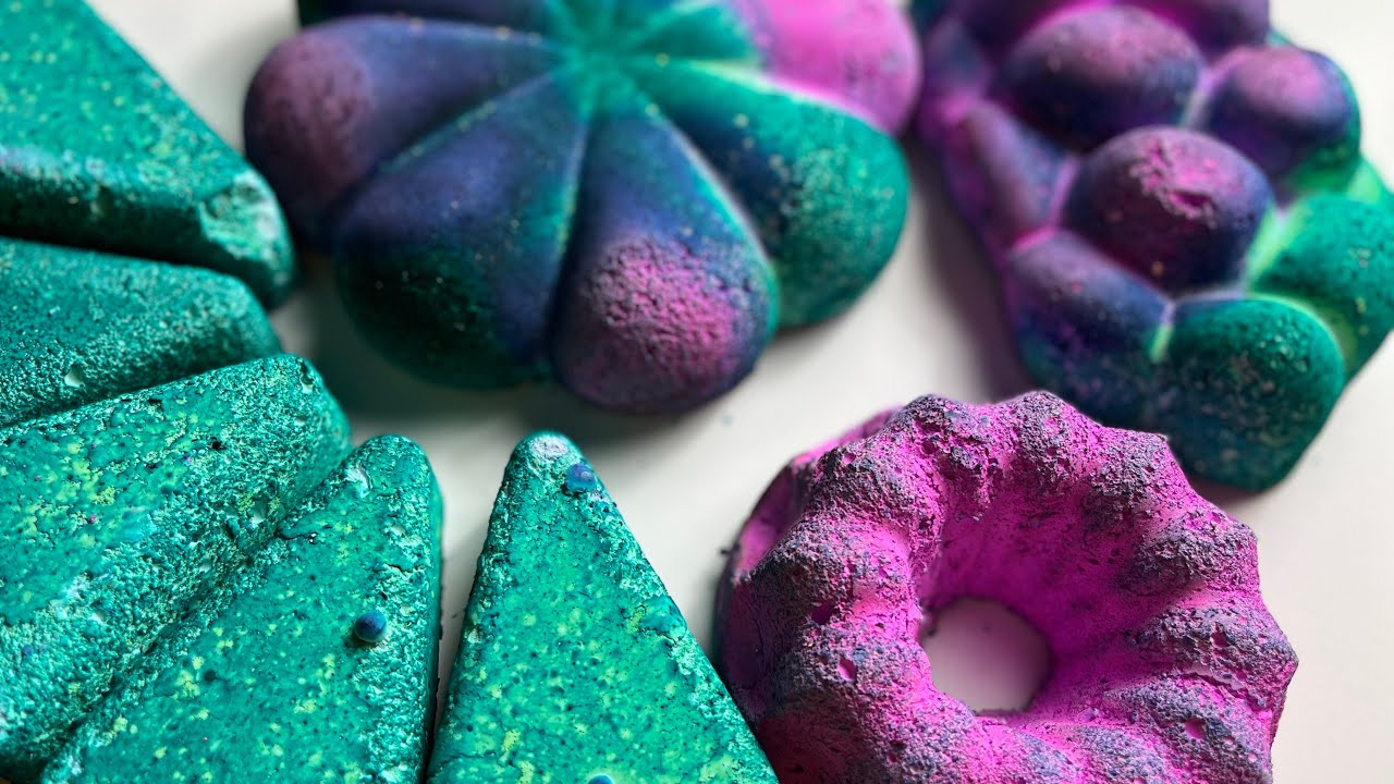 Yummy Purple & Green Reformed Gymchalk | ASMR
