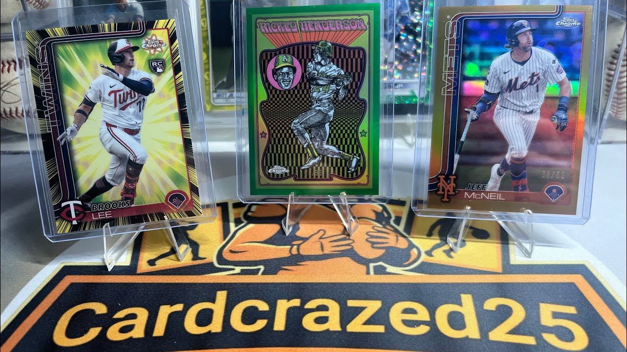 LIVE BREAK: 2025 Topps Chrome Baseball 3 Hobby Box Break #2 Random Teams