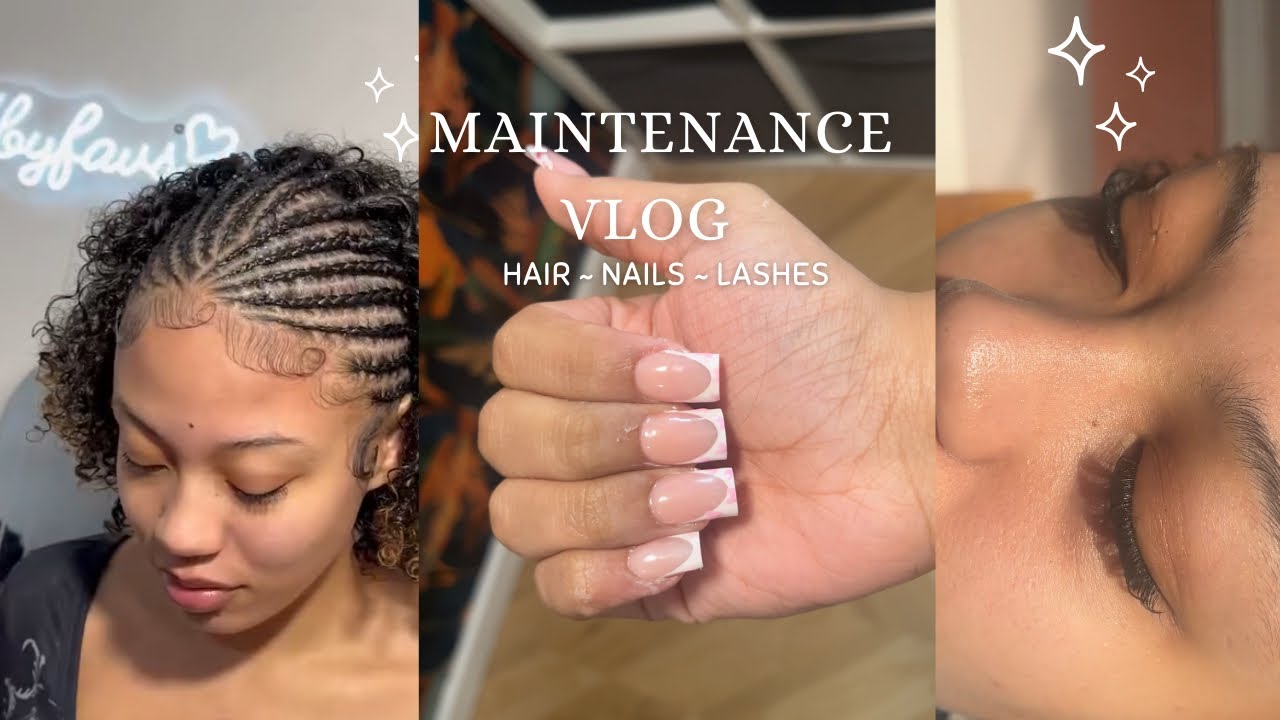 MAINTENANCE VLOG🫧✨🎀 HAIR ~ NAILS ~ LASHES🤍 valentines prep💌