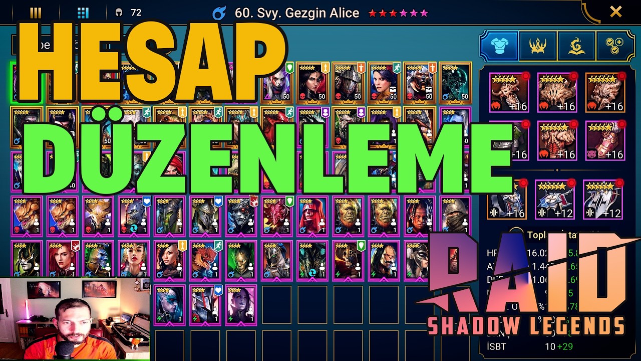 Takipçi Hesabı Düzenleme - Raid Shadow Legends #raidshadowlegends