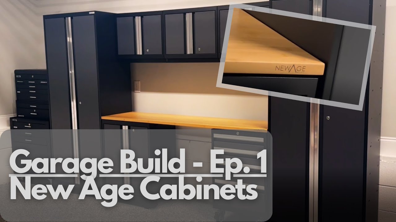Garage Build (Ep. 1) - Intro, Floor Coating, and New Age Cabinets