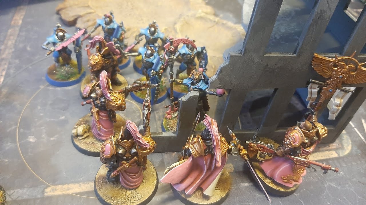 Warhammer 40,000 Battle Report: Custodes vs Necrons