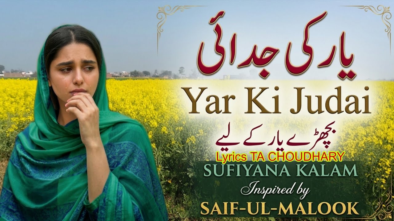 Yar Ke Judai || Sufiyana Kalaam || Pahari Song || Trending Song || Saifmalook | Lyrics Ta Choudhary 