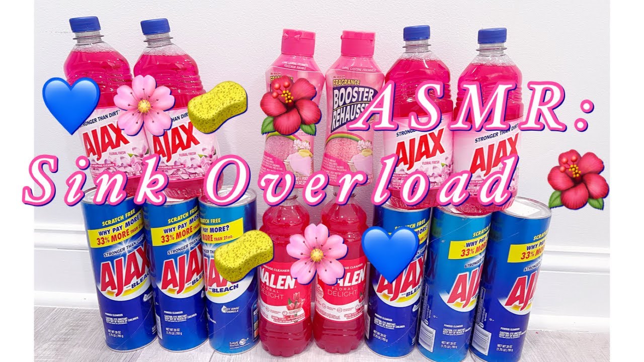 💙🌸🧽🌺 ASMR: Sink Overload 🌺🧽🌸💙 **Saved Products & Clean Up Included**