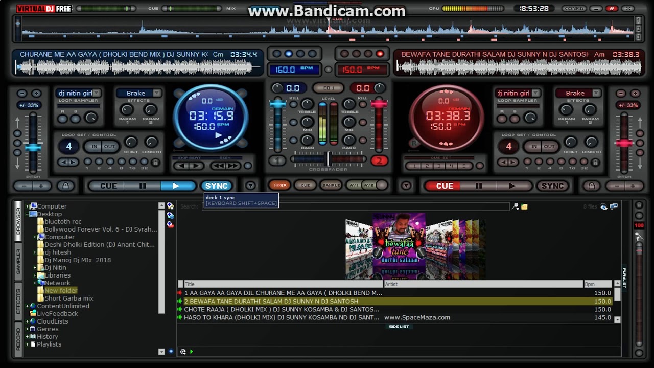 Dj Nitin Mixing Song By Dj Sunny Kosamba (Part 1)
