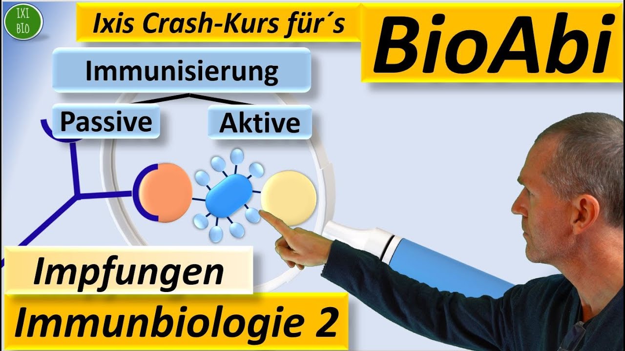 Immunbiologie 2 - Vergleich passive und aktive Immunisierung (Impfungen) Fit f&uuml;r&acute;s BioAbi