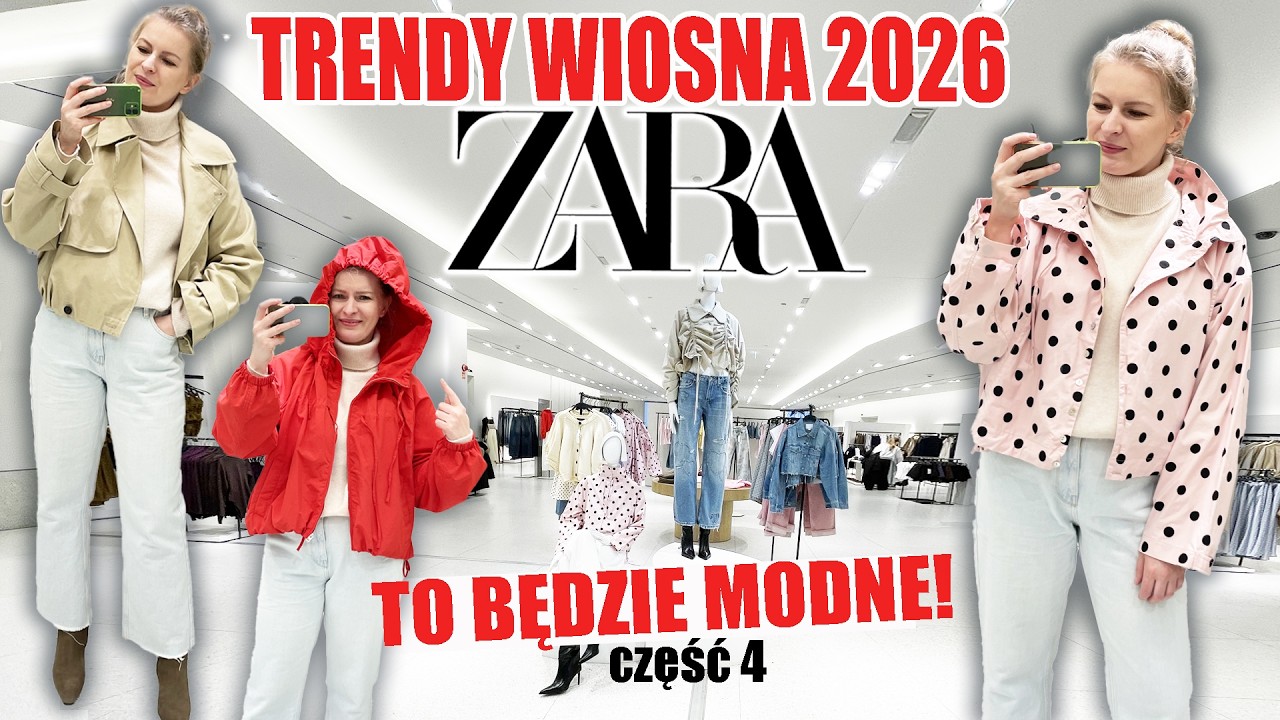 PRZEGLĄDAMY I MIERZYMY NOWOŚCI PRE-SPRING ZARA || KOLEKCJA WALENTYNKOWA ||  TRENDY WIOSNA 2026 cz.4