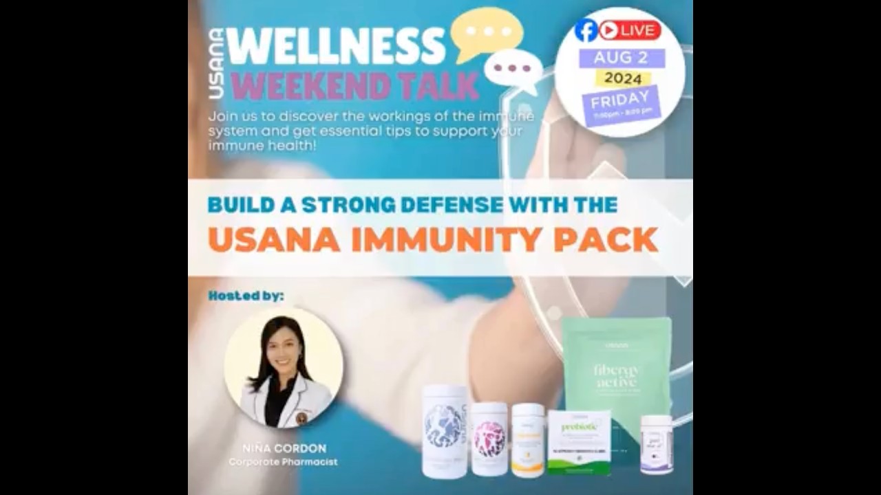 Aug-2-2024 Product Training - Nina Cordon, Build A Strong Defense With The USANA Immunity Pack
