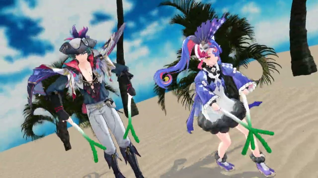 【鳴潮MMD】Ievan Polkka（一番のみ）【ロココ、ブラント】