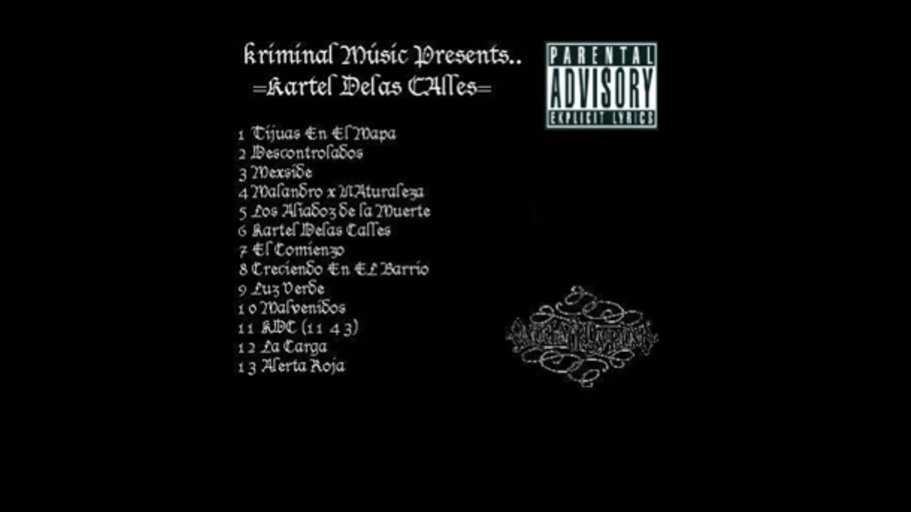 KRIMINAL MUSIC PRESENTA KDC - 2004 ALBUM RESCATADO
