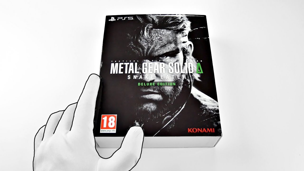 Metal Gear Solid Delta Snake Eater DELUXE EDITION PS5 Unboxing
