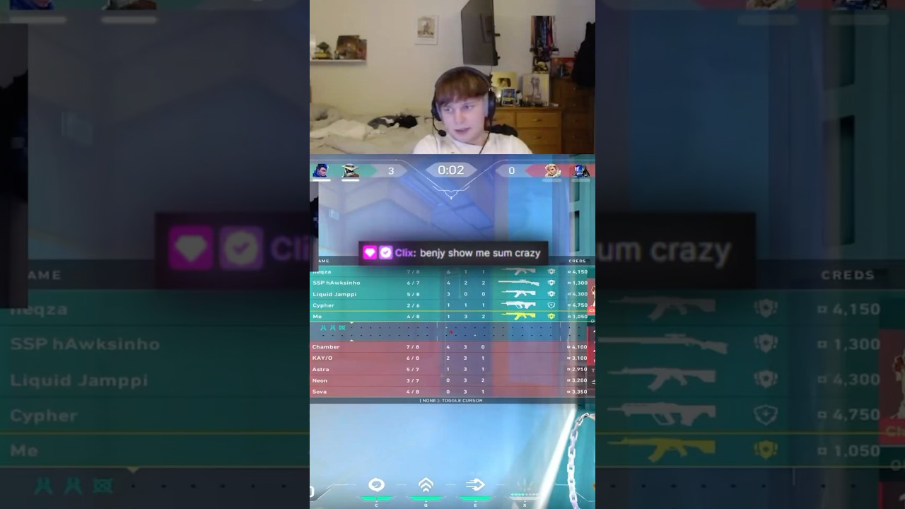 Clix asked and I delivered! 🔥@Clix  #benjyfishy #valorant #clix