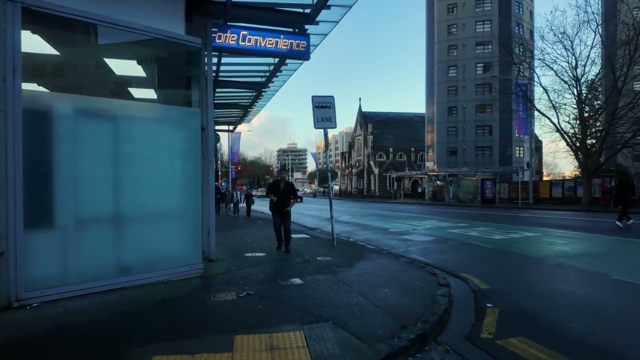 Auckland Urban Walk 4K | Discover the City from Street Level