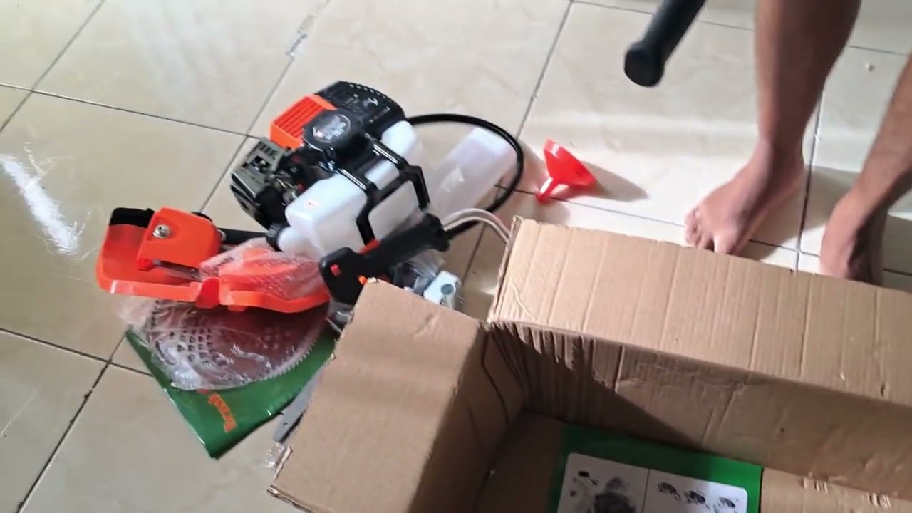 Unboxing da minha roçadeira nagasaki