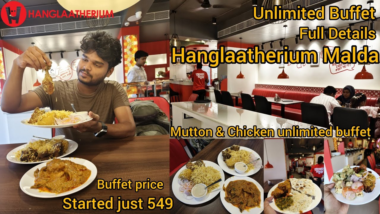 Hanglaatherium Malda Unlimited Buffet just 549 😋🤤❤️ |Mutton unlimited #food #buffet #malda