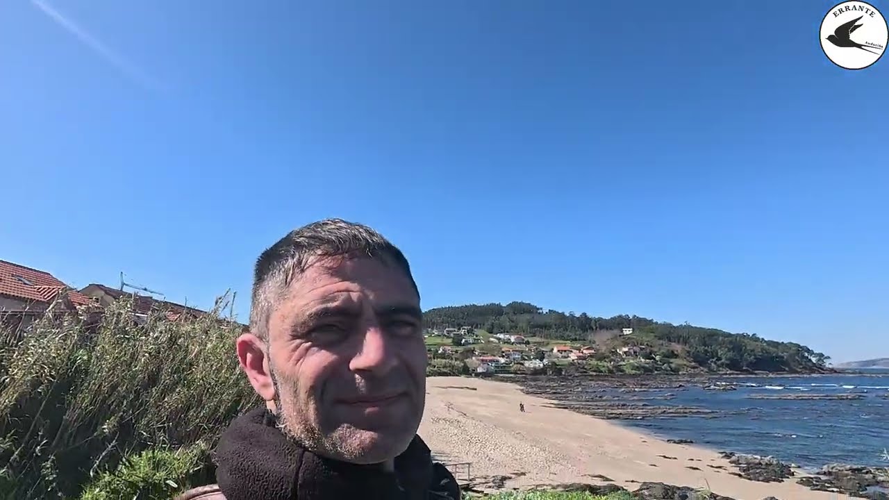 Vistas panorámicas, calas, templo Votivo, en Panxón, Rías Baixas, Galicia.