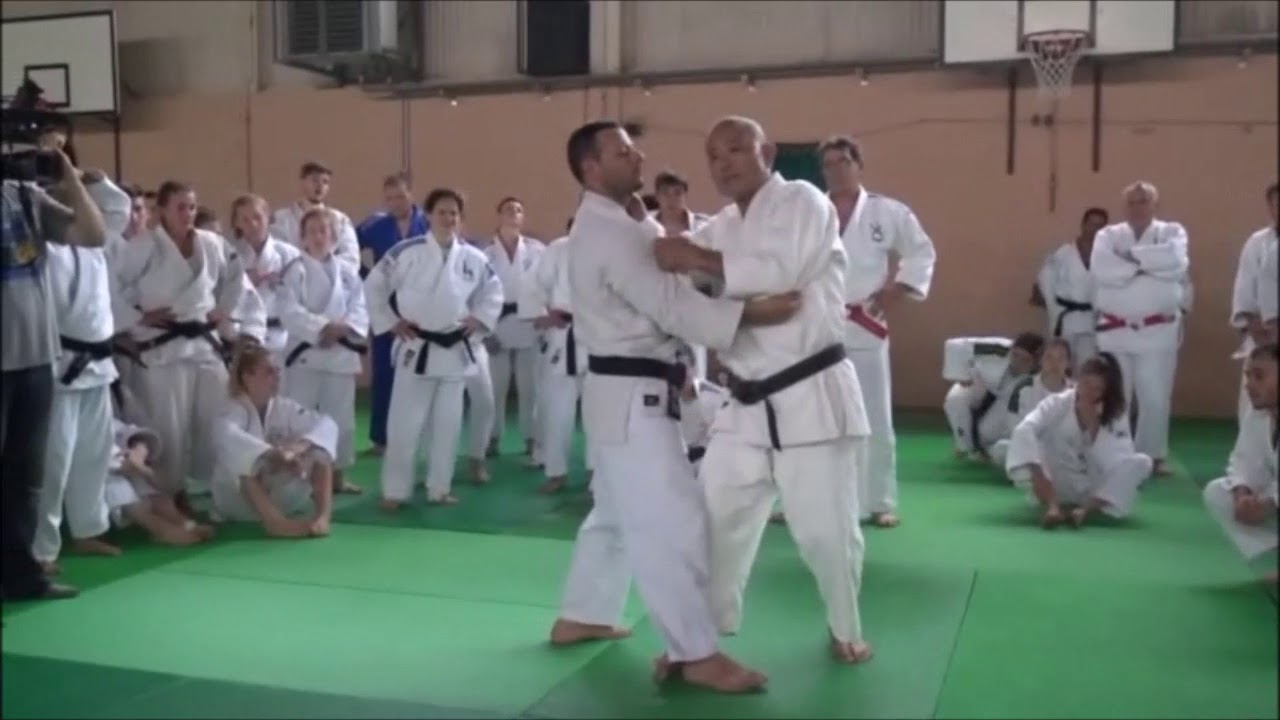ISAO OKANO Technique #02 Ko uchi gari & Morote-Ko uchi combinaison
