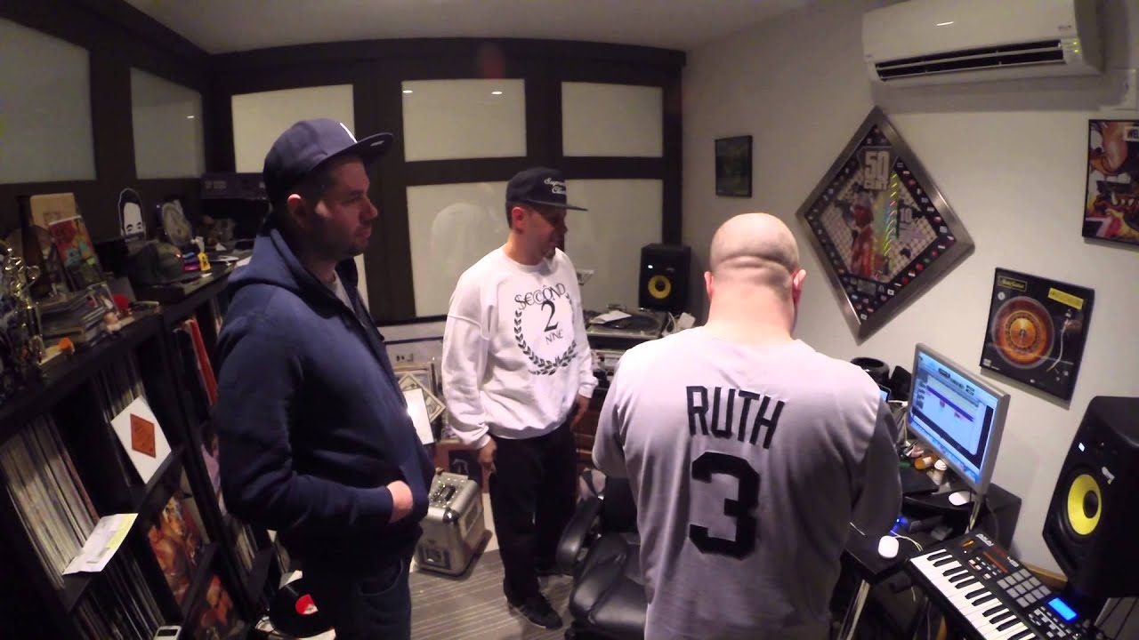 Tony Touch, Statik Selektah & Phat Phillie In The Studio (NYC)