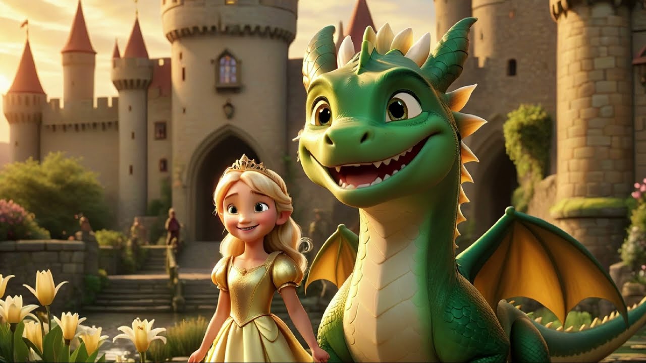 The Kind Dragon and the Shy Princess 🐉👸 | A Heartwarming Tale of Friendship and Adventure