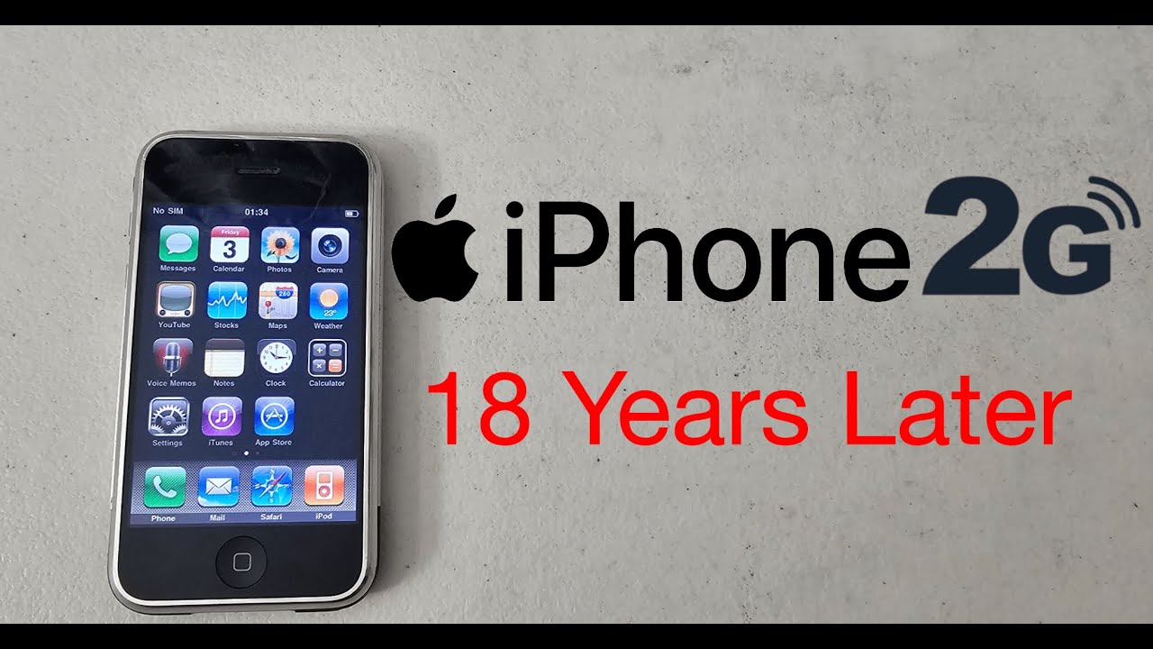 Использование iPhone 2G в 2025 году (18 лет спустя)