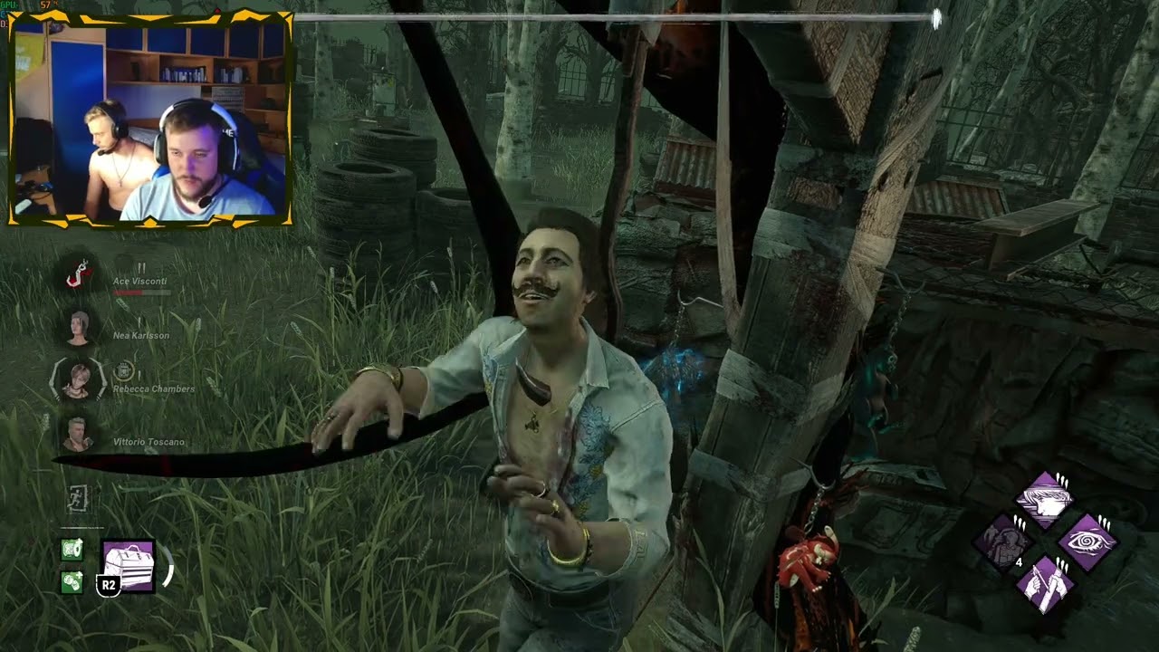 Una demo del gorgon y Un yonki buscando pollos | Dead By Daylight con Angelillo