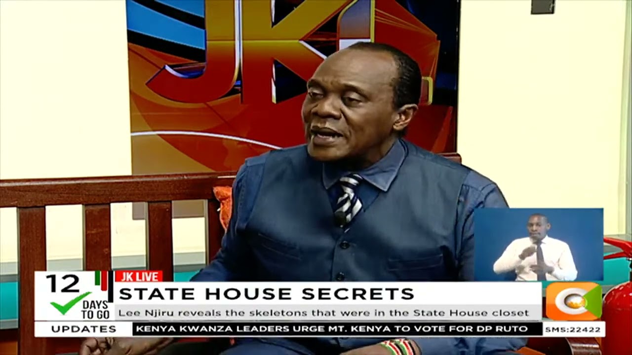 JKLIVE | Lee Njiru reveals the skeletons that were in the State House closet