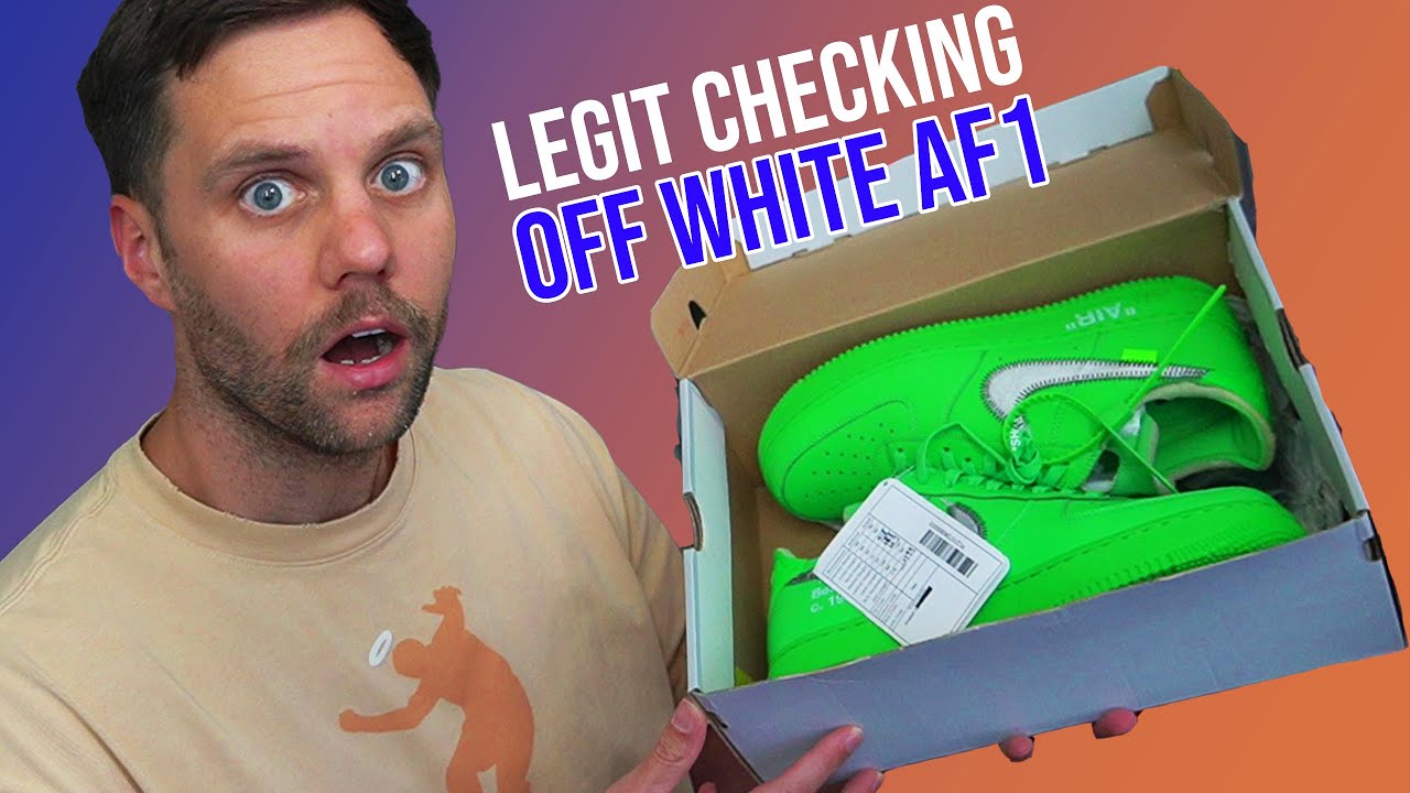 LEGIT or FAKE?? Off White AF1 Green Sparks
