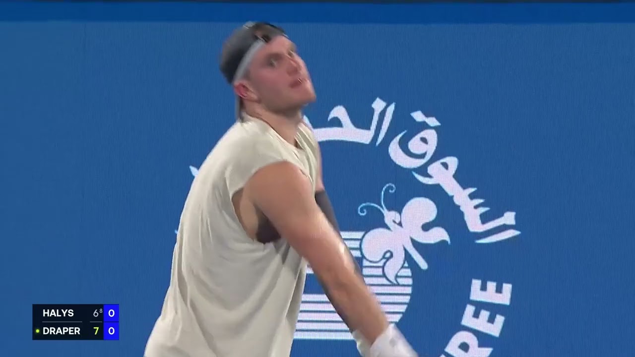 Match Highlights: Draper vs. Halys - R1 - 2026 Dubai Duty Free Tennis Championships