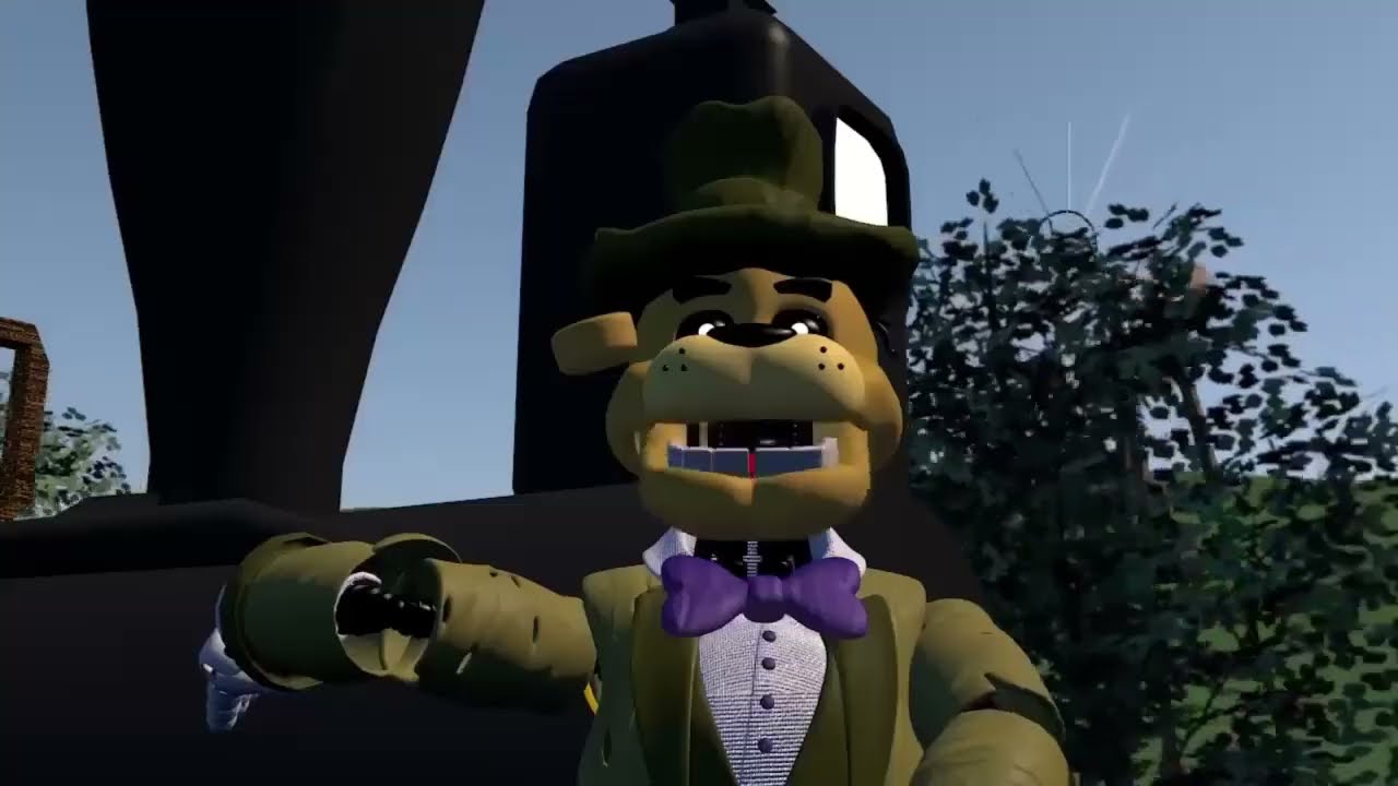 animación del tren de volver al futuro 3