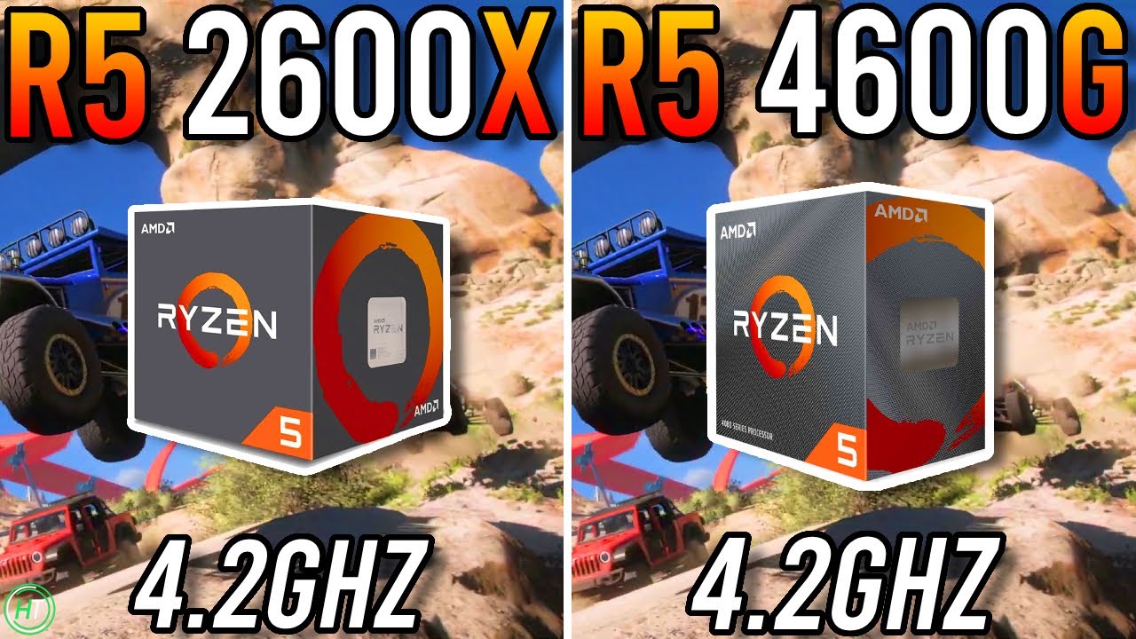 Ryzen 5 2600X vs Ryzen 5 4600G - Tested in 2023