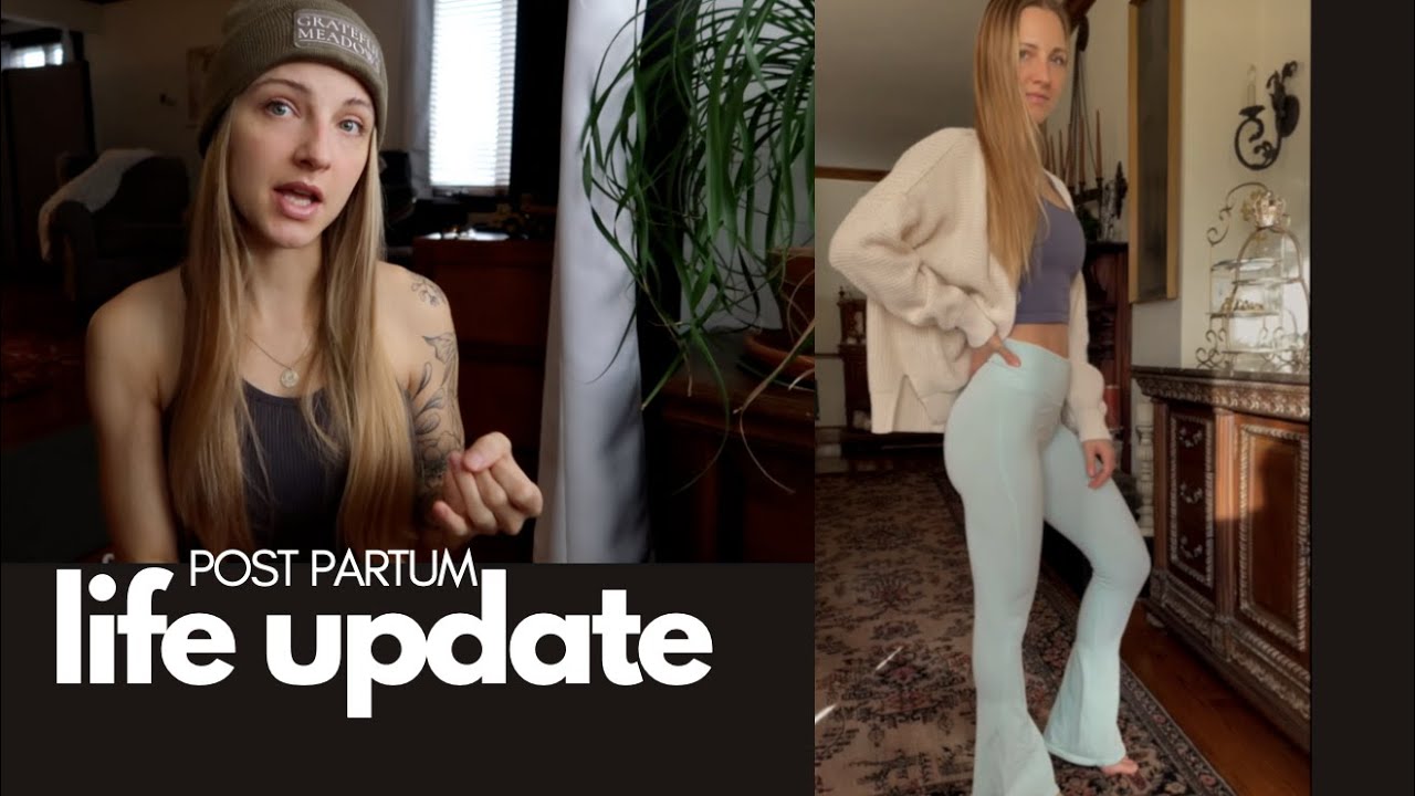 winter update: what I eat postpartum, new fitness routine, therapy + mental health and MORE!