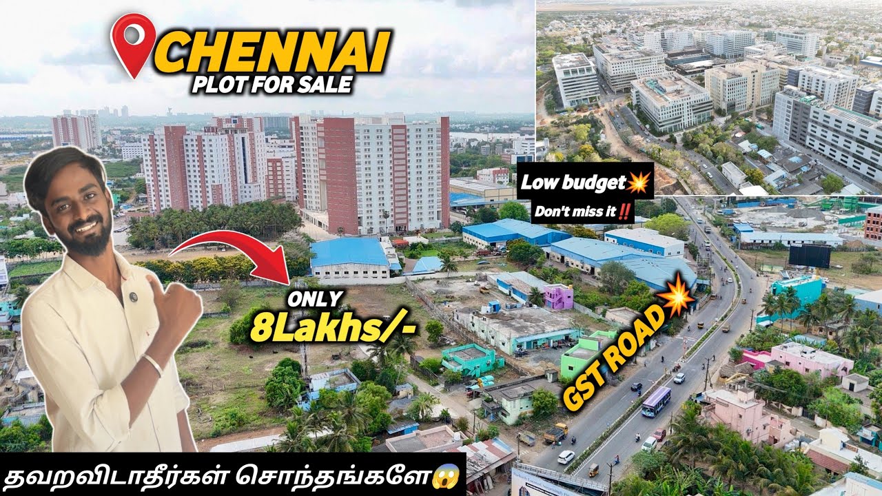 Very Rare Just***‼️😱Low Budget Plots sale in Chennai🏡Near Railway station😍DTCP & RERA💥