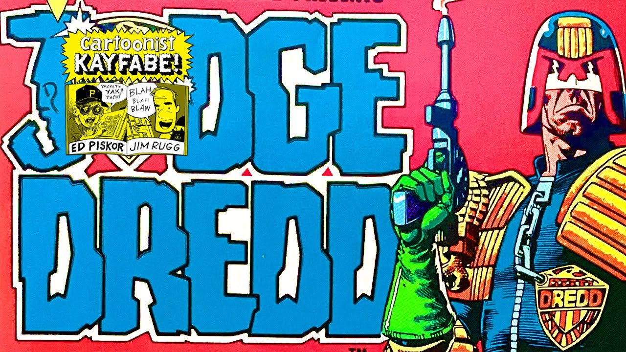1st Judge Dredd Comic Book! BRIAN BOLLAND + Judge Dredd Invade America! I AM THE LAW! Pat Mills