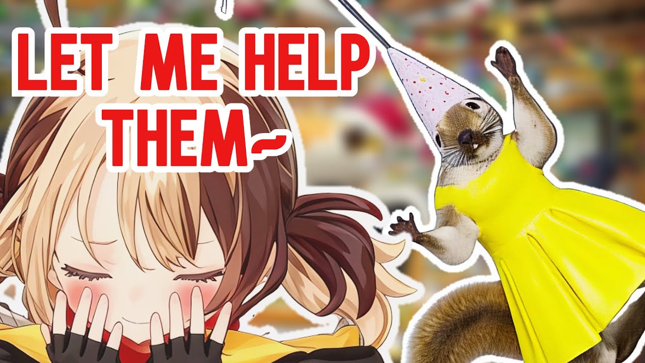 Gigi Being a Kind Squirrel and Enjoying Helping All the NPCs