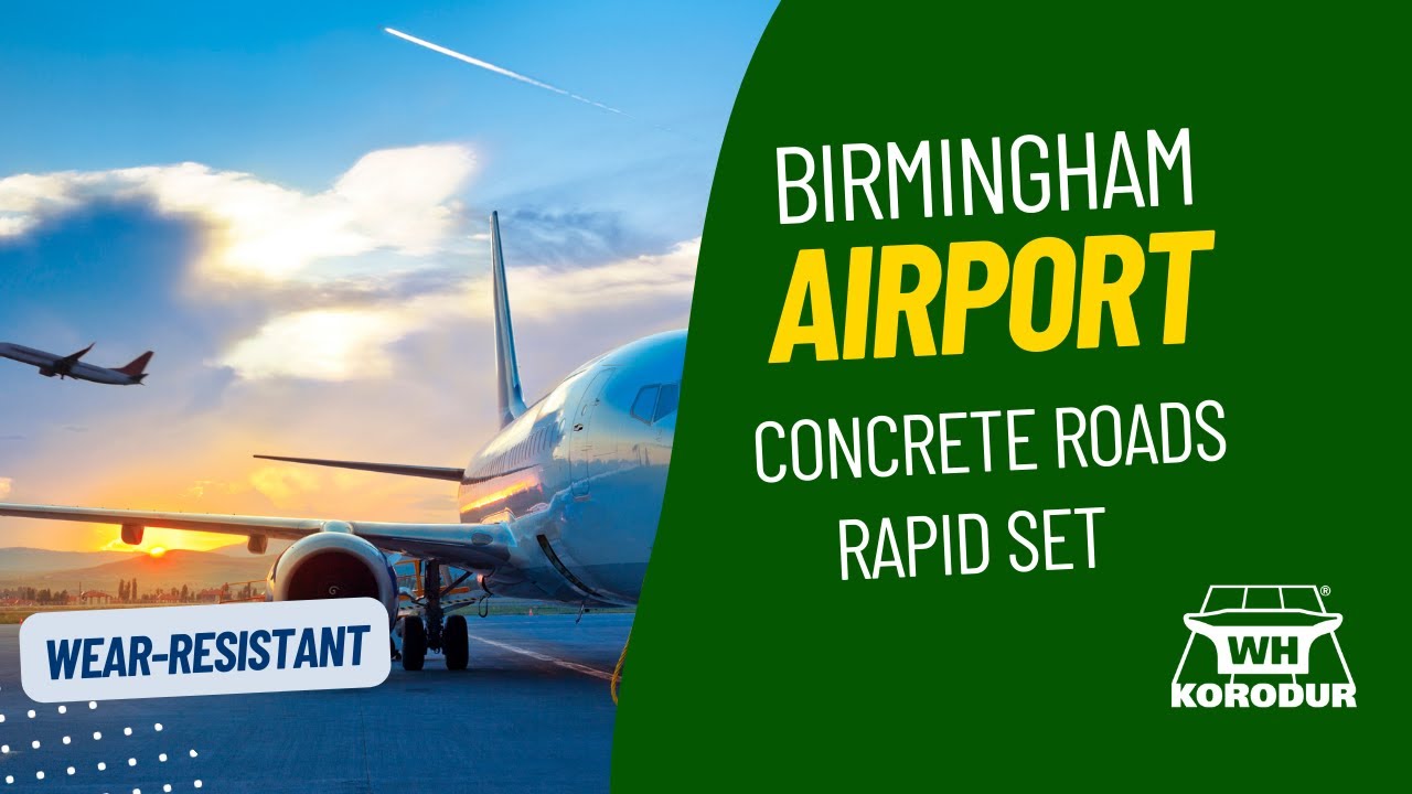 KORODUR Rapid Set Concrete Test Birmingham Airport