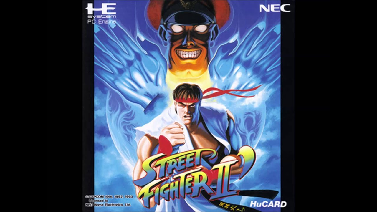 Street Fighter II: Champion Edition -  Guile's Theme - PC Engine HuCard