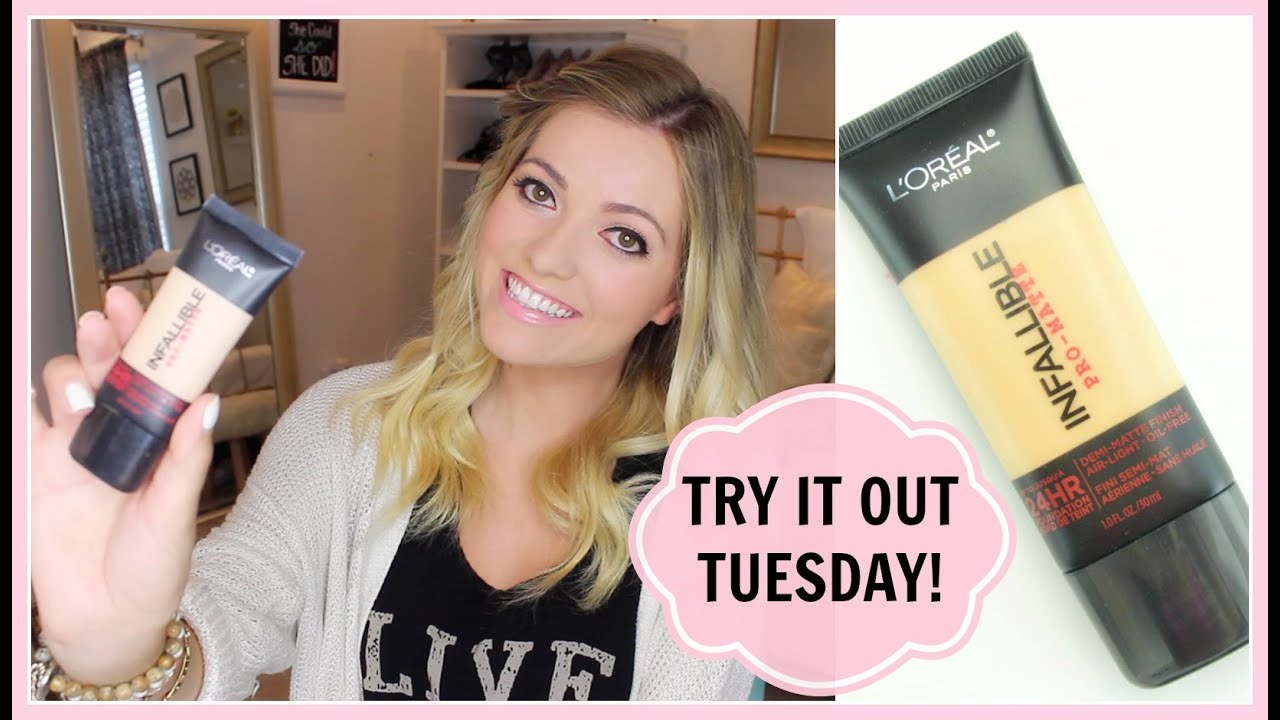 L'Oréal Infallible Pro-Matte 24HR Foundation / Review & Demo / Style By Dani